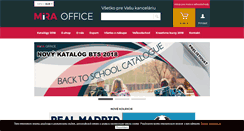 Desktop Screenshot of miraoffice.sk